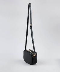 Bolsa-Feminina-Transversal-Pequena-com-Tachas-Preta-9380775-Preto_3