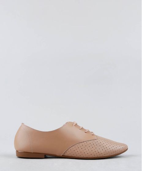 Oxford-Feminino-Beira-Rio-com-Micro-Furos-Bege-9474430-Bege_1