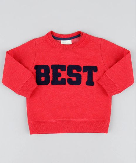 Blusao-Infantil--Best--em-Moletom-Gola-Careca-Vermelho-9370139-Vermelho_1