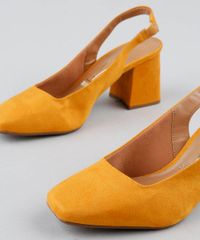 Scarpin-Feminino-Bico-Quadrado-Vizzano-em-Suede-com-Abertura-Amarelo-9472317-Amarelo_2