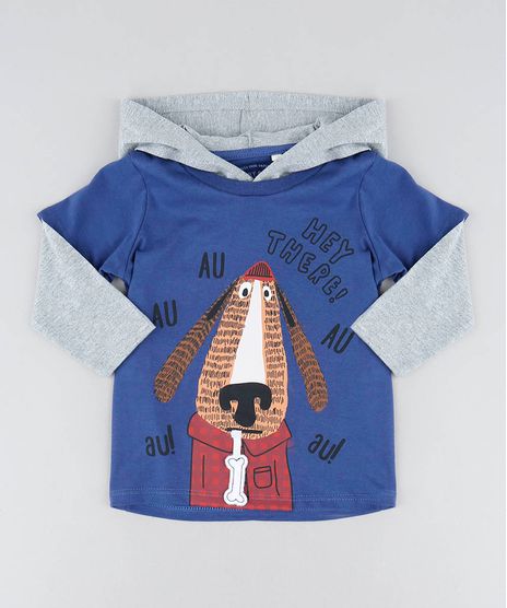 Camiseta-Infantil-Estampa-Interativa-de-Cachorro-com-Capuz-Manga-Longa-Azul-9428863-Azul_1