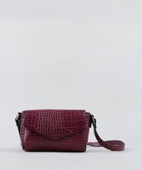 Bolsa-Feminina-Transversal-Pequena-Croco-Vinho-9386712-Vinho_1