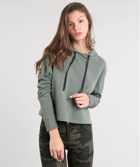 Blusao-Feminino-Cropped-em-Moletom-com-Capuz-e-Cadarco-Verde-Militar-9466833-Verde_Militar_1