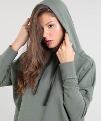 Blusao-Feminino-Cropped-em-Moletom-com-Capuz-e-Cadarco-Verde-Militar-9466833-Verde_Militar_4