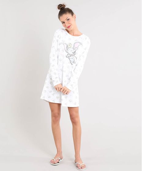 Camisola-Feminina-Dumbo-Estampada-Manga-Longa-Off-White-9490016-Off_White_1