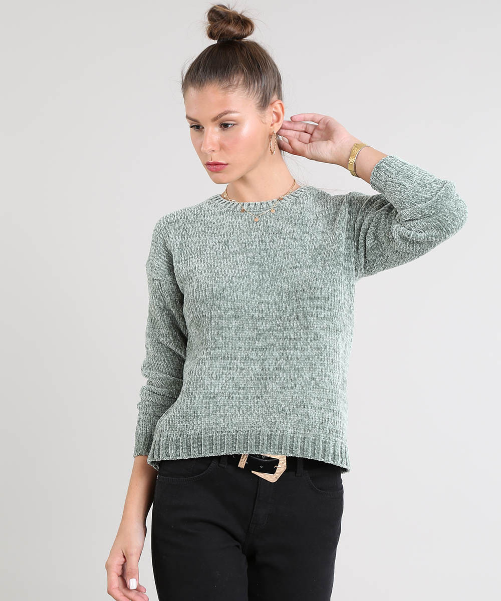 sueter feminino tricot