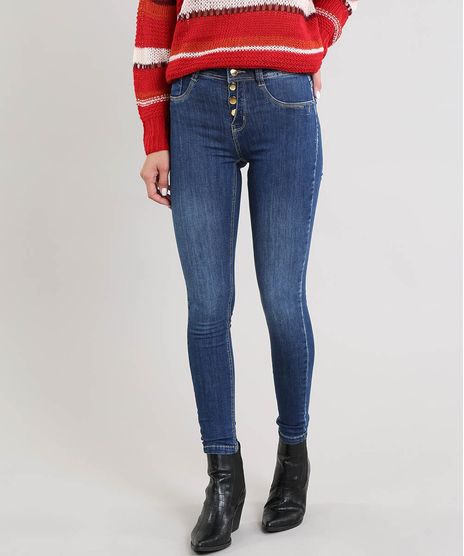 Calca-Jeans-Feminina-Sawary-Cigarrete-Cintura-Media-Azul-Escuro-9543124-Azul_Escuro_1
