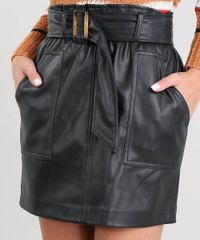 Saia-Feminina-Curta-Clochard-com-Cinto-Preta-9368959-Preto_4