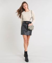 Sueter-Feminino-em-Trico-de-Chenille-Manga-Longa-Kaki-9361443-Kaki_3