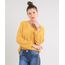 Sueter-Feminino-em-Trico-Decote-V-Mostarda-9359534-Mostarda_1