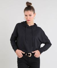 Blusao-Feminino-Cropped-em-Moletom-com-Capuz-e-Cadarco-Preto-9466833-Preto_1
