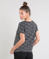 Blusa-Feminina-Ampla-Estampada-de-Estrelas-Manga-Curta-Decote-Redondo-Preta-9466600-Preto_2