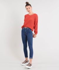 Sueter-Feminino-em-Trico-Decote-V-Laranja-Escuro-9359534-Laranja_Escuro_3