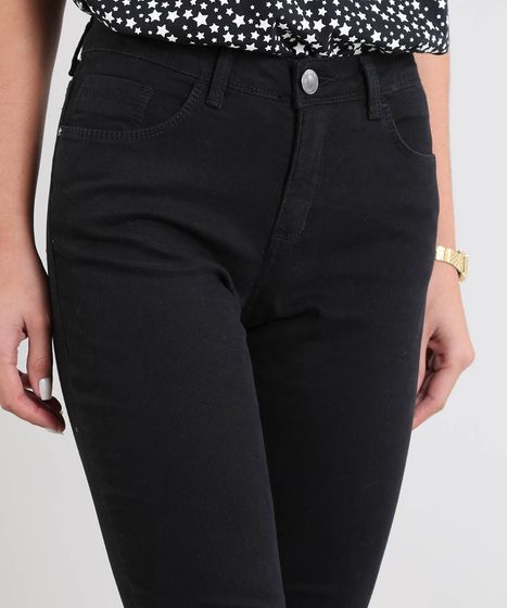 calça canelada feminina jeans