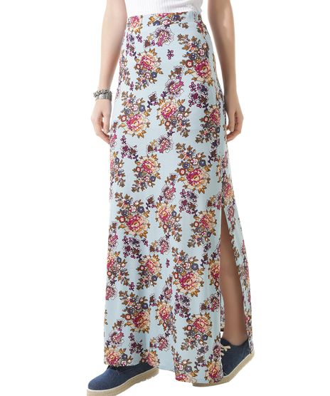 Saia-Longa-Estampada-Floral-Azul-Claro-8431814-Azul_Claro_1