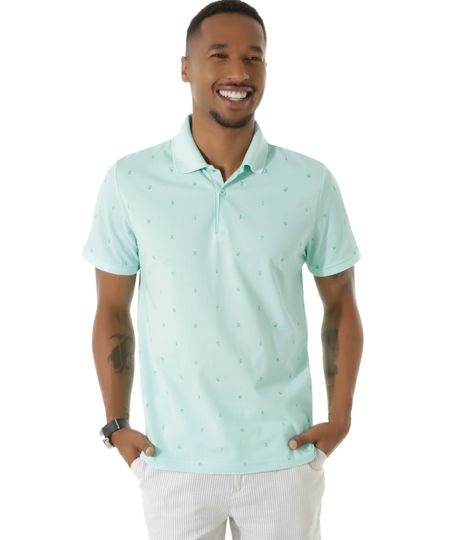 Polo-em-Piquet-Estampada-Verde-Claro-8437307-Verde_Claro_1 Polo-em-Piquet-Estampada-Verde-Claro-8437307-Verde_Claro_1