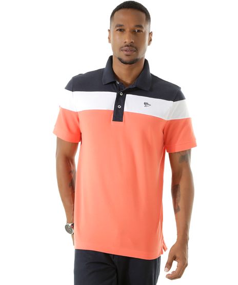 Polo-em-Piquet-com-Listras-Coral-8457028-Coral_1
