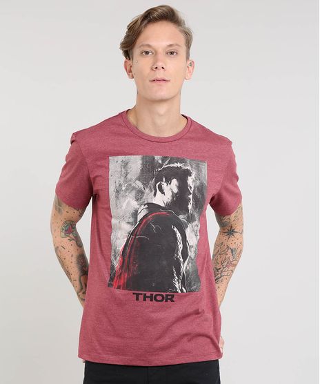 Camiseta-Masculina-Thor-Manga-Curta-Gola-Careca-Vinho-9419272-Vinho_1