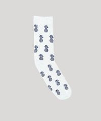Meia-Masculina-Cano-Alto-Divertida-de-Abacaxi-Azul-Claro-9429295-Azul_Claro_1