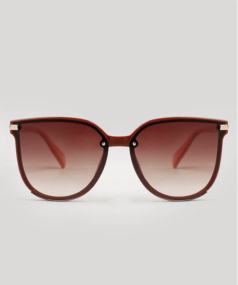 Oculos-de-Sol-Feminino-Redondo-Oneself-Vermelho-9542987-Vermelho_1