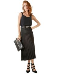 Saia-Midi-Plissada-Iodice-Preta-8357098-Preto_3