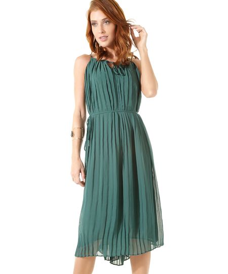 Vestido-Midi-Plissado-Iodice-Verde-8357195-Verde_1 Vestido-Midi-Plissado-Iodice-Verde-8357195-Verde_1