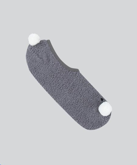 Meia-de-Inverno-Feminina-Sapatilha-Felpuda-Coala-com-Pompom-Chumbo-9392524-Chumbo_1 Meia-de-Inverno-Feminina-Sapatilha-Felpuda-Coala-com-Pompom-Chumbo-9392524-Chumbo_1