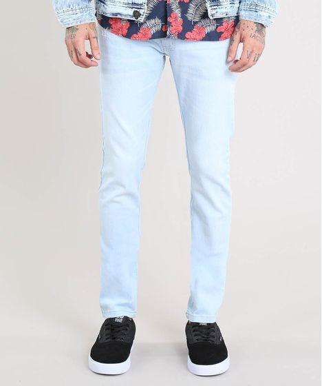calça masculina azul claro