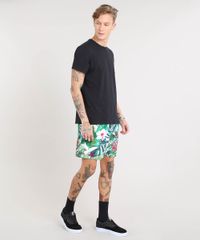Short-Masculino-Estampado-de-Folhagem-com-Bolsos-Off-White-9456390-Off_White_3