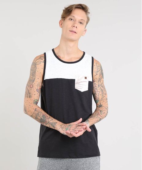 Regata-Masculina-com-Recorte-e-Bolso-Gola-Careca-Preta-9391482-Preto_1