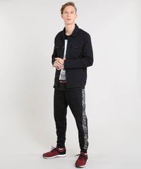Jaqueta-de-Sarja-Masculina-com-Bolsos-Preta-9525534-Preto_3