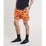 Short-Masculino-Estampado-de-Tubarao-com-Bolsos-Laranja-9456393-Laranja_1