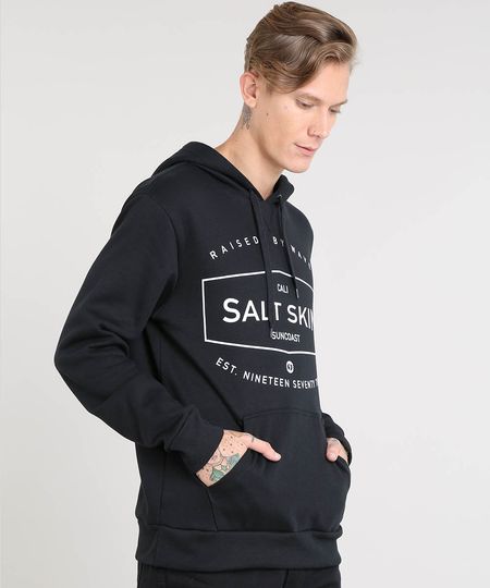 Blusao-Masculino--Salt-Skin--com-Capuz-e-Bolso-em-Moletom-Preto-9481797-Preto_1