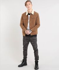 Calca-de-Sarja-Masculina-Jogger-Estampada-Camuflada-com-Recorte-Chumbo-9529455-Chumbo_3