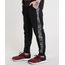 Calca-Masculina-Jogger-em-Moletom-com-Faixa-Lateral-Camuflada-Preta-9443569-Preto_1
