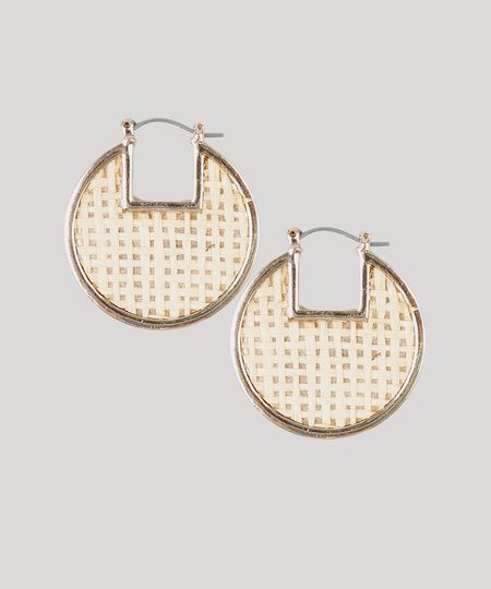 Brinco-Feminino-Redondo-com-Palha-Dourado-9428277-Dourado_1