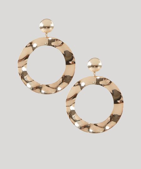 Brinco-Feminino-com-Argola-Texturizado-Dourado-9428266-Dourado_1 Brinco-Feminino-com-Argola-Texturizado-Dourado-9428266-Dourado_1