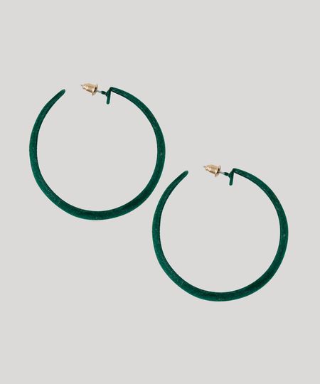 Brinco-Feminino-de-Argola-em-Veludo-Verde-9427645-Verde_1 Brinco-Feminino-de-Argola-em-Veludo-Verde-9427645-Verde_1