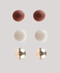 Kit-de-3-Brincos-Femininos-Redondos-Dourado-9428271-Dourado_1