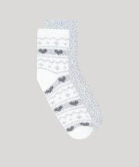 Kit-de-2-Meias-Femininas-de-Inverno-Felpudas-Multicor-9283611-Multicor_1