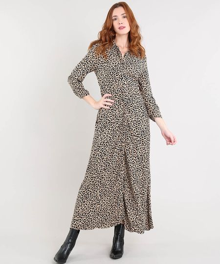 Vestido-Chemise-Feminino-Longo-Estampado-Animal-Print-Bege-9508342-Bege_1 Vestido-Chemise-Feminino-Longo-Estampado-Animal-Print-Bege-9508342-Bege_1