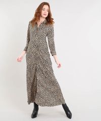 Vestido-Chemise-Feminino-Longo-Estampado-Animal-Print-Bege-9508342-Bege_3