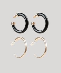 Kit-de-2-Brincos-Femininos-em-Argola-Dourado-9427636-Dourado_1 Kit-de-2-Brincos-Femininos-em-Argola-Dourado-9427636-Dourado_1