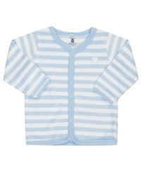 Cardigan-Listrado-em-Plush-de-Algodao---Sustentavel-Branco-8319366-Branco_1