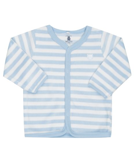Cardigan-Listrado-em-Plush-de-Algodao---Sustentavel-Branco-8319366-Branco_1