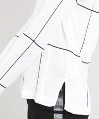 Sueter-Feminino-Estampado-Quadriculado-em-Trico-Off-White-9360037-Off_White_4