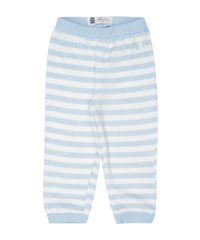 Calca-Listrada-em-Plush-de-Algodao---Sustentavel-Branca-8319355-Branco_1