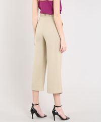 Calca-Feminina-Pantacourt-Clochard-com-Linho-Kaki-9508341-Kaki_2