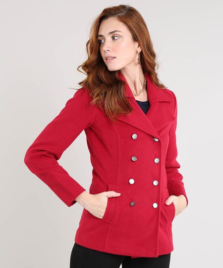 casaco transpassado feminino