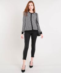 Cardigan-Feminino-em-Trico-Estampado-de-Poa-Preto-9425764-Preto_3